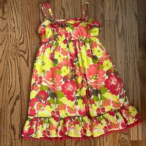 Cherokee Floral Print Dress Size 7/8